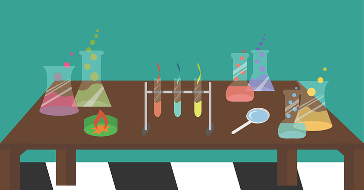 Chemistry set illustration